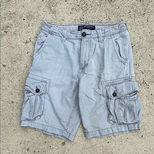 American Eagle Outfitters Gray Cargo Shorts Essential